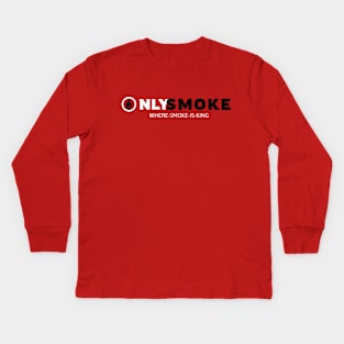 OnlySmoke Page Kids Long Sleeve T-Shirt